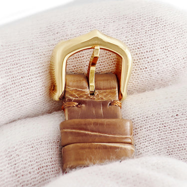 腕時計 カルティエ Cartier トノー ウォッチ SM 89090043 手巻き レディース K18YG無垢 トノウ ローマン ギヨシェ