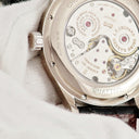 腕時計 ショパール CHOPARD L.U.C クアトロ 171926-1001 手巻き メンズ K18WG無垢 純正ダイヤ スモールセコンド ローマン