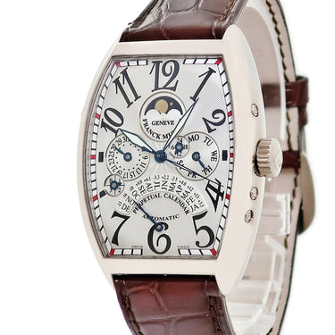 腕時計 フランクミュラー FRANCK MULLER トノウカーベックス レトログラード エクィエーション 7851QPE 自動巻き メンズ K18WG無垢