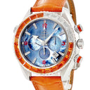 腕時計 オメガ OMEGA シーマスター プラネットオーシャン 600 222.28.46.50.57.001 自動巻き メンズ 純正ダイヤ オレンジサファイア