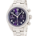 腕時計 オメガ OMEGA スピードマスター クロノグラフ 324.15.38.40.10.001 自動巻き メンズ 純正ダイヤ バイオレット パープル