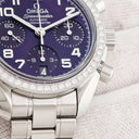 腕時計 オメガ OMEGA スピードマスター クロノグラフ 324.15.38.40.10.001 自動巻き メンズ 純正ダイヤ バイオレット パープル