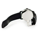 腕時計 ボーム&メルシエ BAUME&MERCIER クラシマ M0A10780 クオーツ メンズ 新品同様 ブラックADLC加工 ブルー 青 デイト ローマン バー