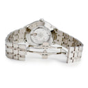 腕時計 ボーム&メルシエ BAUME&MERCIER クリフトン ボーマティック COSC M0A10468 自動巻き メンズ 新品同様 ブルー バー デイト