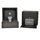 腕時計 ボーム&メルシエ BAUME&MERCIER クリフトン ボーマティック COSC M0A10468 自動巻き メンズ 新品同様 ブルー バー デイト