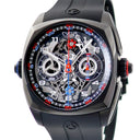 腕時計 サイラス CYRUS クレプシス ダイス 539.508.DD.A 自動巻き メンズ 新品同様 シルバー アラビア ダブルクロノグラフ 限定