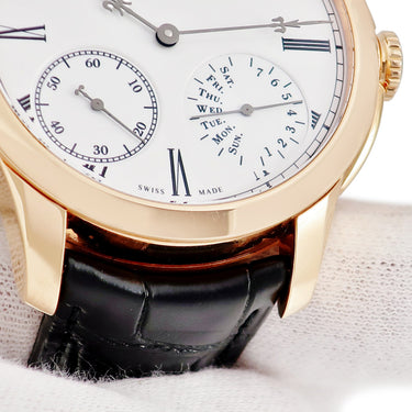 腕時計 チャペック CZAPEK ケ デ ベルク N°33 ビス Quai des Bergues No.33 bis 手巻き メンズ K18RG無垢 白 スモールセコンド 限定