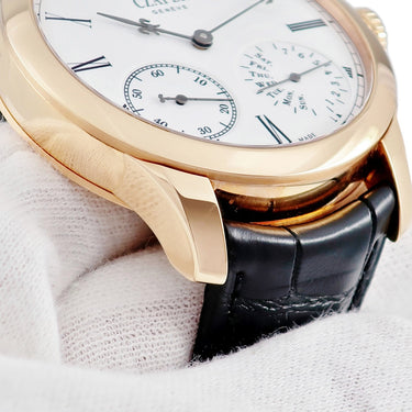 腕時計 チャペック CZAPEK ケ デ ベルク N°33 ビス Quai des Bergues No.33 bis 手巻き メンズ K18RG無垢 白 スモールセコンド 限定