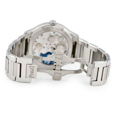 腕時計 ピアジェ PIAGET POLO ポロ パーペチュアルカレンダー ウルトラシン G0A48005 自動巻き メンズ グリーン ムーンフェイズ