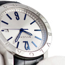 腕時計 ブルガリ BVLGARI ブルガリブルガリ ソロテンポ 102610 BB39S 自動巻き メンズ デイト バー アラビア 青針