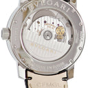 腕時計 ブルガリ BVLGARI ブルガリブルガリ ソロテンポ 102610 BB39S 自動巻き メンズ デイト バー アラビア 青針