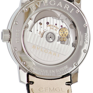 腕時計 ブルガリ BVLGARI ブルガリブルガリ ソロテンポ 102610 BB39S 自動巻き メンズ デイト バー アラビア 青針