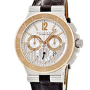 腕時計 ブルガリ BVLGARI ディアゴノ カリブロ303 クロノグラフ DGP42SGCH DG42C6SPGLDCH 自動巻き メンズ K18PG×SS コンビ