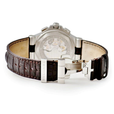 腕時計 ブルガリ BVLGARI ディアゴノ カリブロ303 クロノグラフ DGP42SGCH DG42C6SPGLDCH 自動巻き メンズ K18PG×SS コンビ