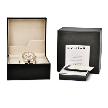 腕時計 ブルガリ BVLGARI ディアゴノ カリブロ303 クロノグラフ DGP42SGCH DG42C6SPGLDCH 自動巻き メンズ K18PG×SS コンビ