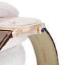 腕時計 カルティエ Cartier ロンドソロ ドゥ カルティエ W2RN0008 自動巻き メンズ K18PG×SS コンビ ローマン 青針 シルバー