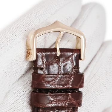 腕時計 カルティエ Cartier ロンドソロ ドゥ カルティエ W2RN0008 自動巻き メンズ K18PG×SS コンビ ローマン 青針 シルバー