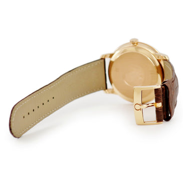 腕時計 オメガ OMEGA デ ヴィル プレステージ CO-AXIAL 50周年記念 424.53.40.20.04.004 自動巻き メンズ K18RG無垢 白 デイト