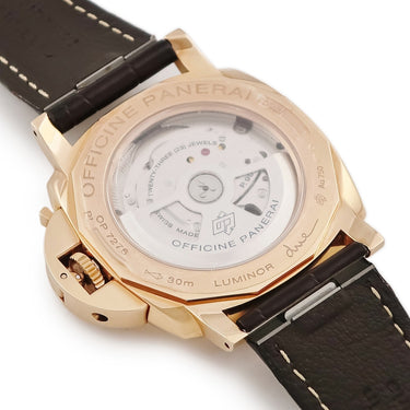 腕時計 パネライ PANERAI ルミノール ドゥエ PAM01042 W番 自動巻き メンズ W番 K18RG無垢 ホワイト 白 スモールセコンド