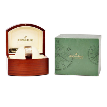 腕時計 オーデマピゲ AUDEMARS PIGUET カナペ CANAPE 14934OR/O/0002/01 手巻き メンズ K18PG無垢 シルバー スクエア アラビア