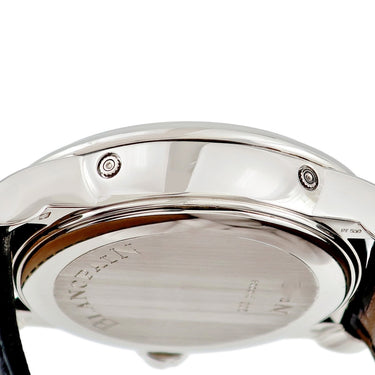 腕時計 ブランパン BLANCPAIN ル ブラッシュ コンプリートカレンダー 4276-3442A-55B 自動巻き メンズ Pt950 プラチナ GMT 限定