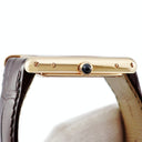 腕時計 カルティエ Cartier タンク ルイ カルティエ サファイア スケルトン WHTA0002 手巻き メンズ K18PG無垢 角型