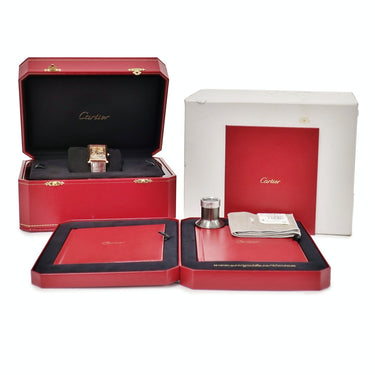 腕時計 カルティエ Cartier タンク ルイ カルティエ サファイア スケルトン WHTA0002 手巻き メンズ K18PG無垢 角型