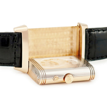 腕時計 ジャガールクルト JAEGER LECOULTRE レベルソ デュオデュオ 270.0.54 手巻き メンズ K18PG×K18WG コンビ 2タイムゾーン 限定