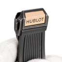 腕時計 ウブロ HUBLOT ビッグバン ウニコ キングゴールド セラミック 411.OM.1180.RX 自動巻き メンズ K18KG×Ti スケルトン
