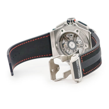 腕時計 ウブロ HUBLOT ビッグバン フェラーリ チタニウム 401.NX.0123.VR 自動巻き メンズ 跳ね馬 コラボ スケルトン 限定