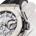腕時計 ウブロ HUBLOT ビッグバン フェラーリ チタニウム 401.NX.0123.VR 自動巻き メンズ 跳ね馬 コラボ スケルトン 限定