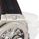 腕時計 ウブロ HUBLOT ビッグバン フェラーリ チタニウム 401.NX.0123.VR 自動巻き メンズ 跳ね馬 コラボ スケルトン 限定