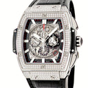 腕時計 ウブロ HUBLOT スピリット オブ ビッグバン チタニウム パヴェ 601.NX.0173.LR.1704 自動巻き メンズ 純正ダイヤ デイト