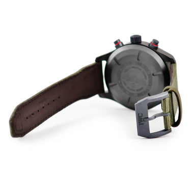 腕時計 IWC IWC パイロットウォッチ クロノグラフ トップガン SFTI IW389104 自動巻き メンズ ブラック デイデイト 限定