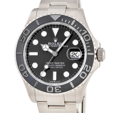 腕時計 ロレックス ROLEX ヨットマスター 42 RLXチタン 226627 ランダム番 自動巻き メンズ ランダム番 ブラック 黒 デイト 回転ベゼル