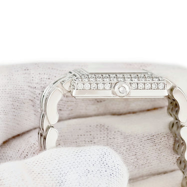 腕時計 パテックフィリップ PATEK PHILIPPE ゴンドーロ 4874/2G-010 クオーツ レディース K18WG無垢 純正ダイヤ シェル スクエア