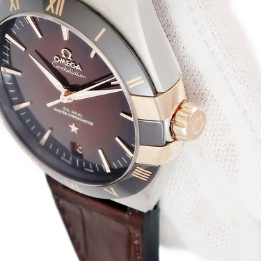 腕時計 オメガ OMEGA コンステレーション CO-AXIAL マスタークロノメーター 131.23.41.21.11.001 自動巻き メンズ K18×SS コンビ