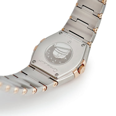腕時計 オメガ OMEGA コンステレーション ブラッシュクォーツ 123.20.27.60.55.001 クオーツ レディース K18RG×SS 純正ダイヤ