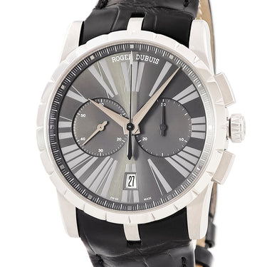 腕時計 ロジェデュブイ ROGER DUBUIS エクスカリバー 42 クロノグラフ DBEX0387 自動巻き メンズ グレー デイト スモールセコンド