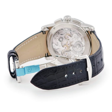 腕時計 ロジェデュブイ ROGER DUBUIS エクスカリバー 42 クロノグラフ DBEX0387 自動巻き メンズ グレー デイト スモールセコンド