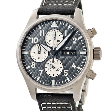 腕時計 IWC IWC パイロットウォッチ クロノグラフ AMG IW377903 自動巻き メンズ 新品同様 ブラック グレー デイデイト