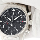 腕時計 IWC IWC パイロットウォッチ クロノグラフ IW377704 自動巻き メンズ ブラック デイデイト スモセコ アラビア ラウンド