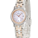 腕時計 エルメス HERMES クリッパー ナクレ CL4.221 クオーツ レディース ピンクゴールドGP×SS コンビ シェル アラビア デイト