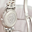 腕時計 エルメス HERMES クリッパー ナクレ CL4.221 クオーツ レディース ピンクゴールドGP×SS コンビ シェル アラビア デイト