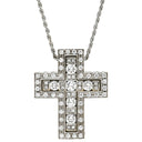 ダミアーニ DAMIANI ベルエポック M 90周年記念 20059661 ホワイトゴールド K18WG ダイヤモンド ネックレス ダイヤモンド 750 WG クロス 十字架 側面ダイヤ