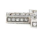 ダミアーニ DAMIANI ベルエポック M 90周年記念 20059661 ホワイトゴールド K18WG ダイヤモンド ネックレス ダイヤモンド 750 WG クロス 十字架 側面ダイヤ