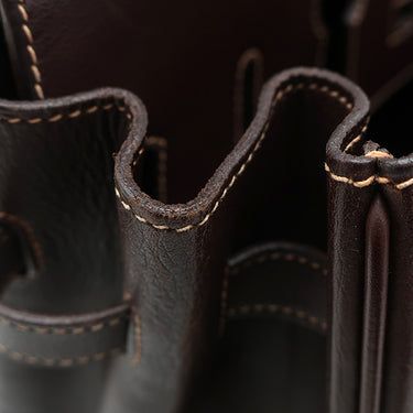 エルメス HERMES バーキン35 ブラウン系 ヴォーガリパ ハンドバッグ シルバー金具 茶 スターマーク