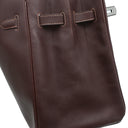 エルメス HERMES バーキン35 ブラウン系 ヴォーガリパ ハンドバッグ シルバー金具 茶 スターマーク