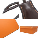 エルメス HERMES バーキン35 ブラウン系 ヴォーガリパ ハンドバッグ シルバー金具 茶 スターマーク