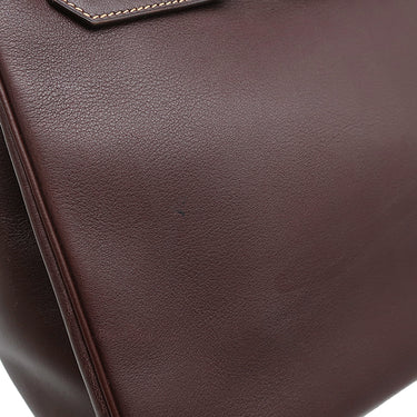 エルメス HERMES バーキン35 ブラウン系 ヴォーガリパ ハンドバッグ シルバー金具 茶 スターマーク